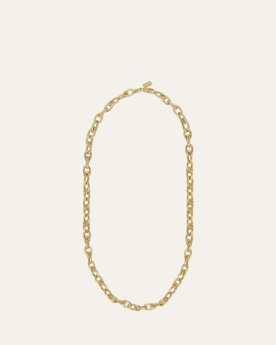 14k Long Chain Necklace, 36"L